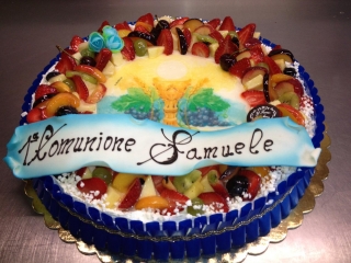 Torta farcita prima comunione