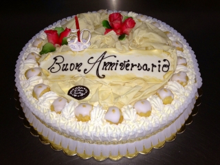 Torta farcita 50° anniversario