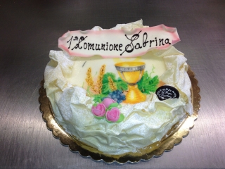 Torta farcita prima comunione