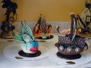 Pasqua - Composizione con cioccolato 